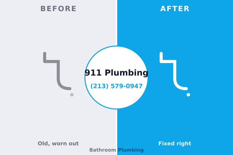 Before and after: plumbing repair Patrick Springs, VA